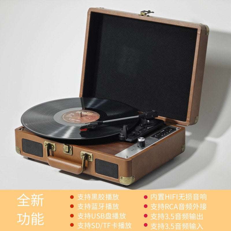 Vintage Turntable Record Player for Home Decor