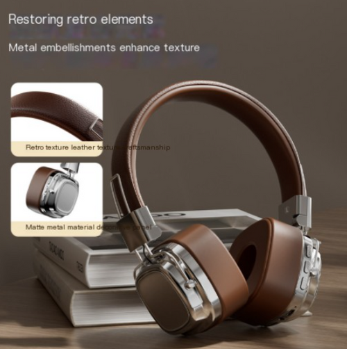 Auriculares Bluetooth Vintage Retro 5.3 | Sonido Profundo
