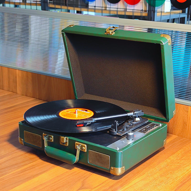 Vintage Turntable Record Player for Home Decor