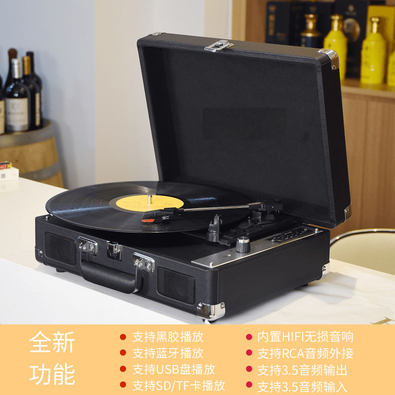 Vintage Turntable Record Player for Home Decor