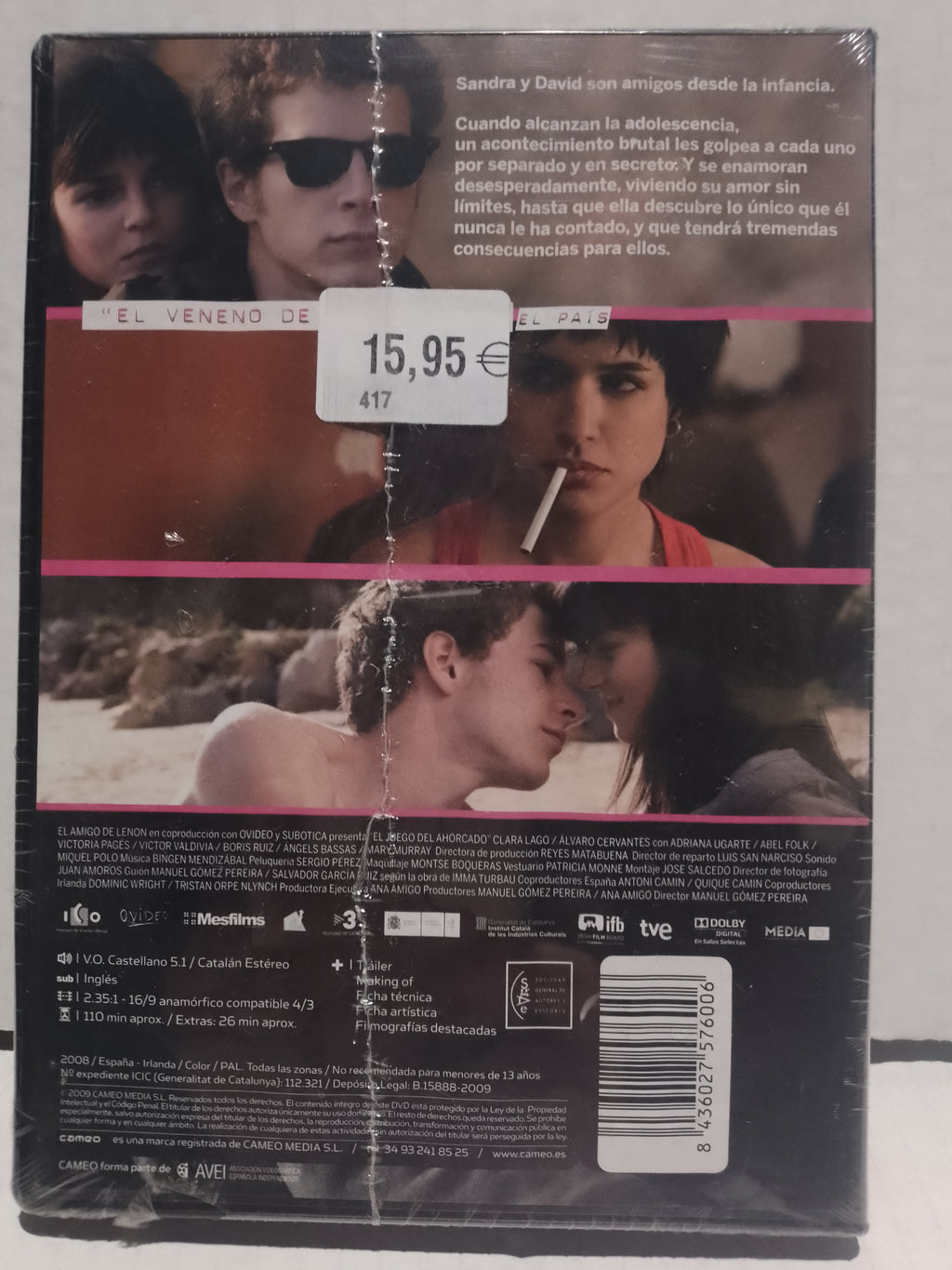 EL JUEGO DEL AHORCADO - DVD NUEVO PRECINTADO