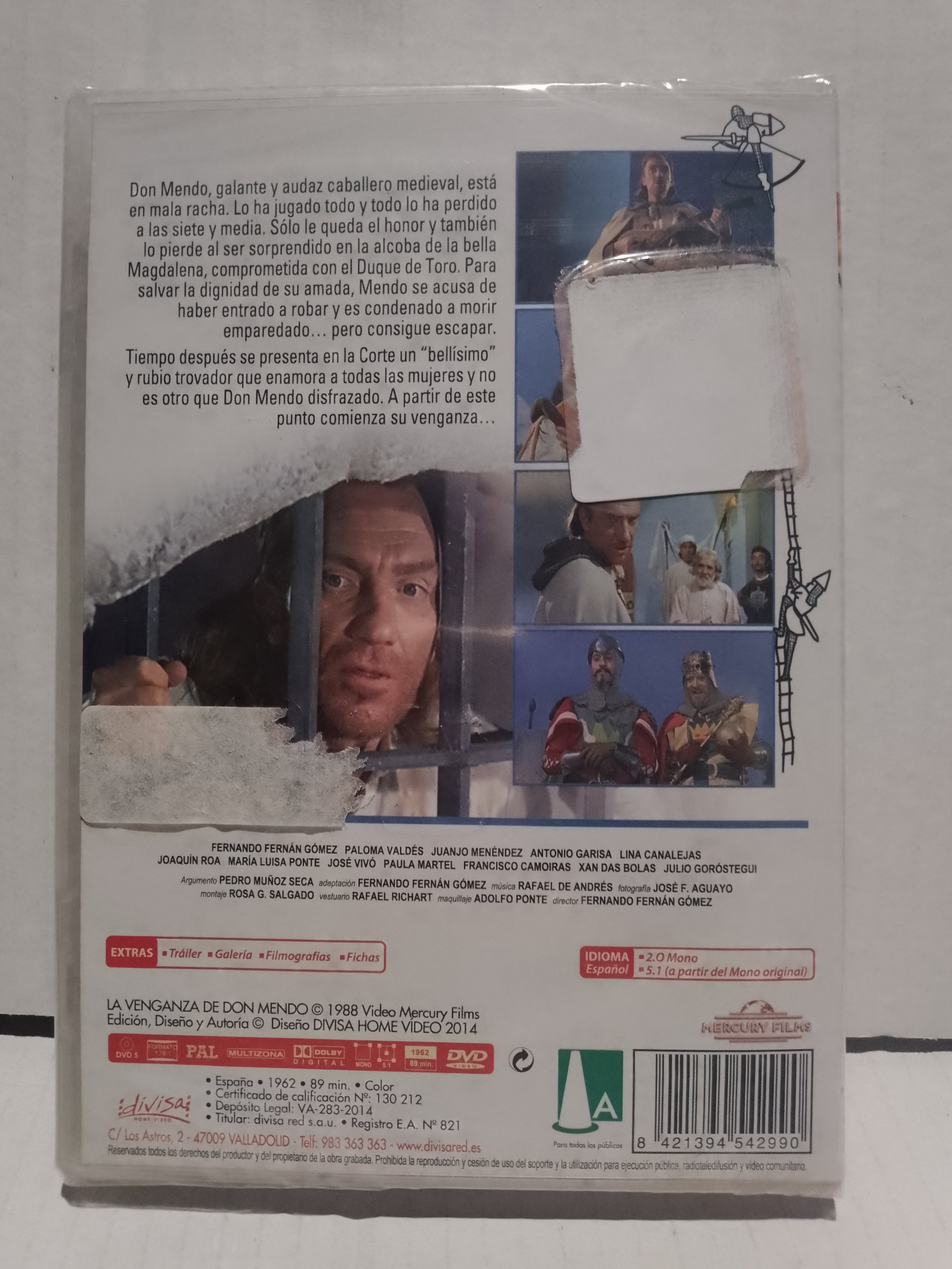 LA VENGANZA DE DON MENDO - DVD NUEVO PRECINTADO