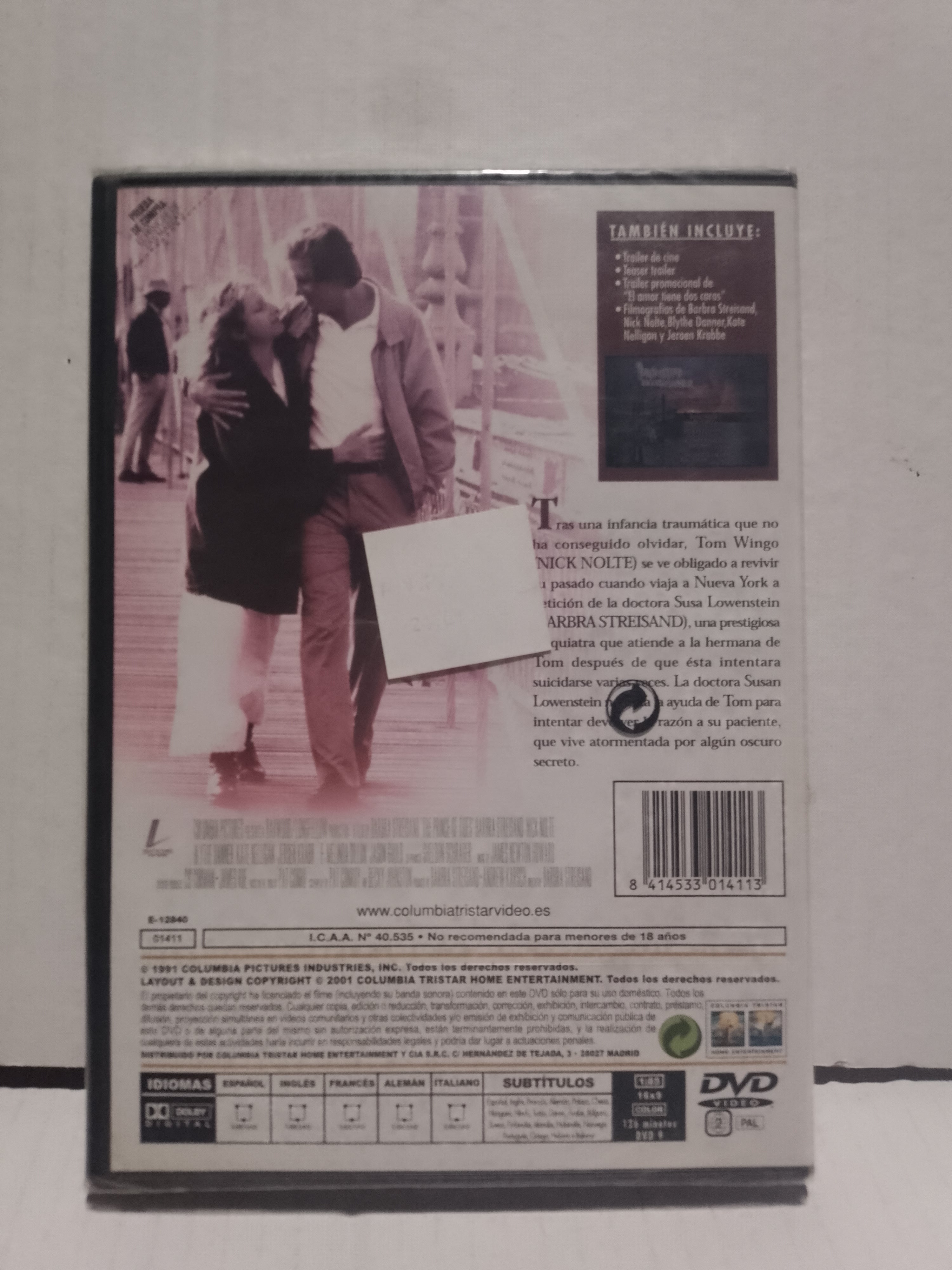 EL PRINCIPE DE LAS MAREAS - DVD NUEVO PRECINTADO