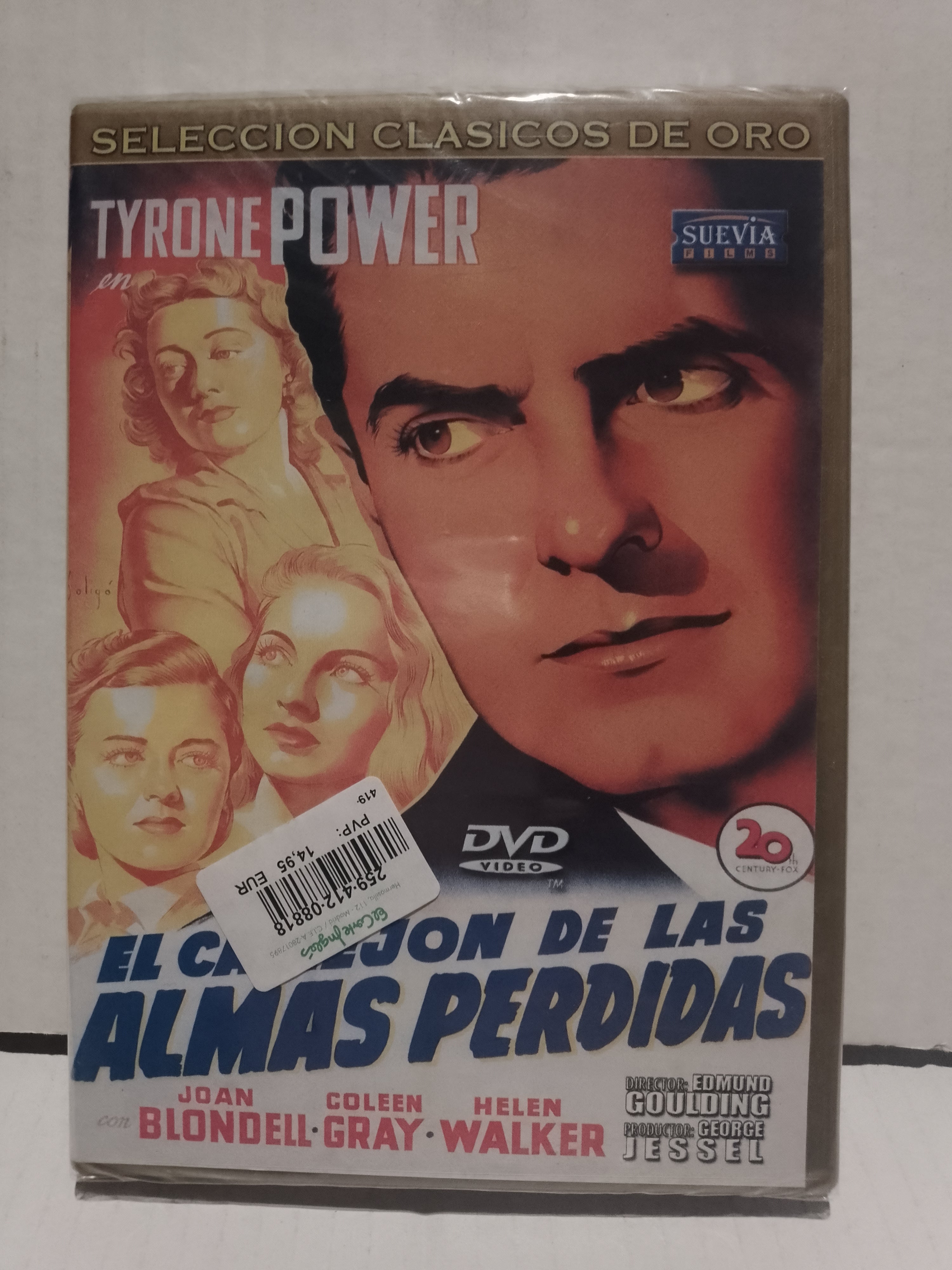 EL CALLEJON DE LAS ALMAS PERDIDAS - DVD NUEVO PRECINTADO