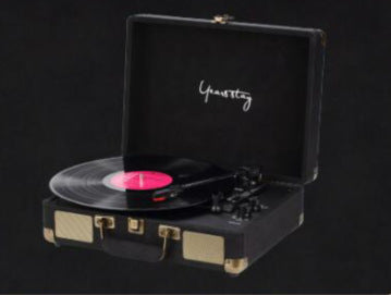Portable Bluetooth Record Player with Vintage Case